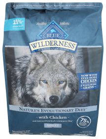 BLUE BUFFALO DOG FOOD ADLT CHC WLDRNS
