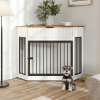 (*Free Shipping to United States) 44.6 Corner MDF Dog Crate Furniture For Small Medium Dogs