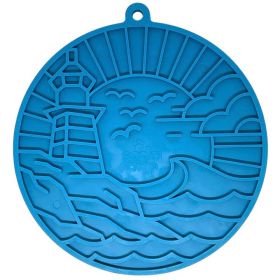 Lighthouse emat - dark blue