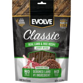 Evolve Classic Jerky Bites (LAMB/RICE, 12 OZ)