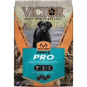 Realtree Max-5 Pro Dry Dog Food (BEEF/FISH/DUCK, 15 LB)