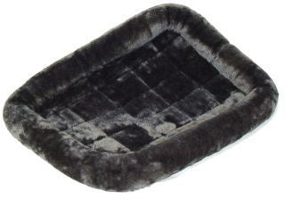 Quiet Time Sheepskin Bed (GRAY, 30X21 IN)