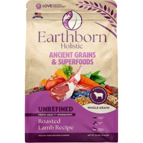 Earthborn Holistic Unrefined Whole Grain Dog Food (ROASTED RABBIT, 25 LB)