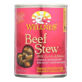 Wellness Pet Products Dog Food (Option: Beef With Carrot And Potatoes  Case Of 12  12.5 Oz.)