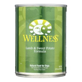 Wellness Pet Products Dog Food (Option: Lamb And Sweet Potato Recipe  Case Of 12  12.5 Oz.)