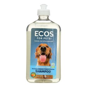 Ecos (Option: Hypoallergenic Conditioning Pet Shampoo  Fragrance Free  17 Fl Oz.)
