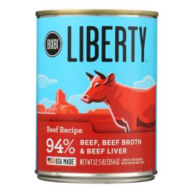 Bixbi (Option: Liberty Wet Food Beef  Case of 12  12.5 OZ)