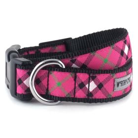 Bias Plaid Collar (size: X SmallPink)