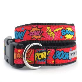Comic Strip Collar (size: X LargeRed)