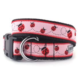 Ladybug Collar (size: SmallPink)