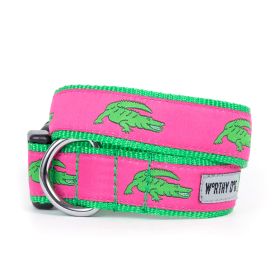 Alligators Collar (size: X SmallPink)