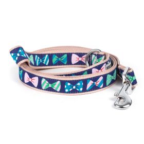 Bow Ties Lead (size: LargeBlue)