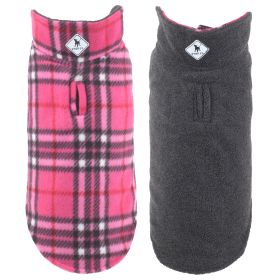 Fargo Fleece Jacket (Pink: Pink, size: 12")