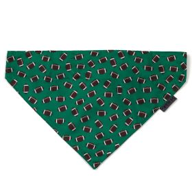 Football Bandana (Pink: Green, size: small)