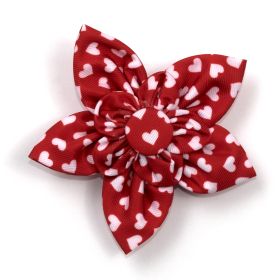 Hearts Flower (Pink: Red, size: small)