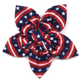 Bias Stars and Stripes Flower (Pink: Multicolored, size: small)