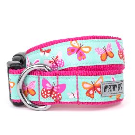Butterflies Collar (size: SmallBlue)