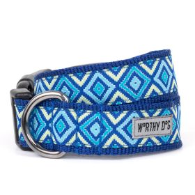Graphic Diamond Collar (size: X LargeBlue)