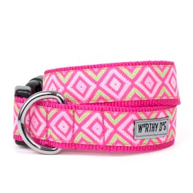 Graphic Diamond Collar (size: SmallPink)