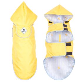 Seattle Slicker Jacket (Pink: Yellow, size: large)