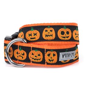 Jack-O-Lantern Collar (size: SmallBlack)