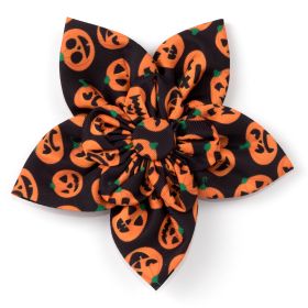 Jack-O-Lantern Flower (Pink: Black, size: large)