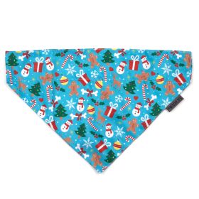 Winter Wonderland Bandana (Pink: Blue, size: small)
