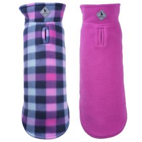 Fargo Fleece Jacket (Pink: Multicolored, size: 16")