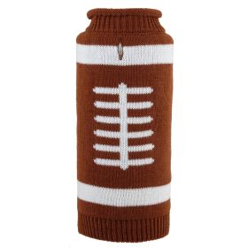 Touchdown Sweater (Acrylic: Brown, size: medium)