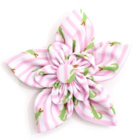 Stripe Alligators Flower (Pink: Pink, size: small)