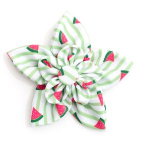 Stripe Watermelon Flower (Pink: Green, size: small)