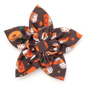 Pumpkin Spice Flower (Pink: Brown, size: small)