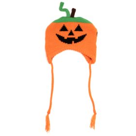Jack-O-Lantern Hat (Acrylic: Orange, size: large)