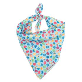 Easter Eggs Bandana (Pink: Blue, size: large)