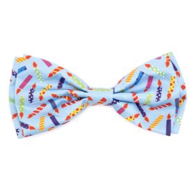 It's My Birthday Bow Tie (Pink: Blue, size: large)