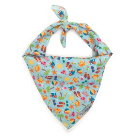Life's a Beach Bandana (Pink: Green, size: small)