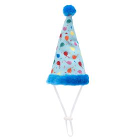 Birthday Party Hat (Nylon: Blue, size: small)