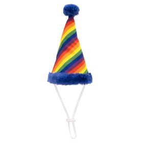 Pride Party Hat (Nylon: Multicolored, size: small)