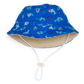Chomp Bucket Hat (Pink: Blue, size: small)