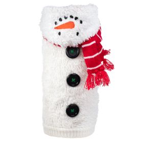 Snowman Hoodie (Acrylic: White, size: small)