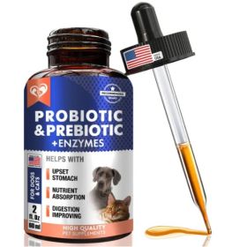 Probiotics Prebiotics With Enzymes For Dogs And Cats Digestive Gut Flora Health Pet Food Supplements (Option: 1PC)