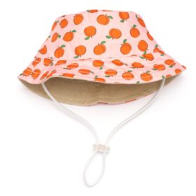 Peachy Keen Bucket Hat (Pink: Orange, size: X Large)