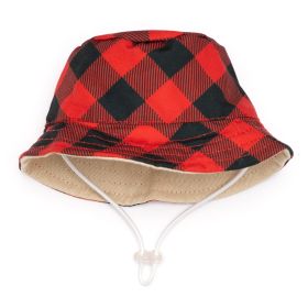 Buffalo Bucket Hat (Pink: Red, size: X Large)