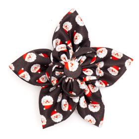 Santa Flower (Pink: Black, size: small)