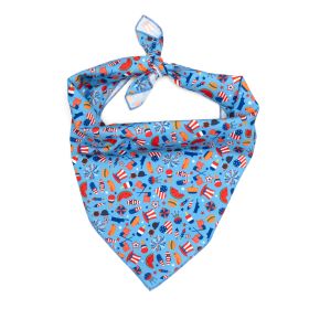 Independence Day Bandana (Pink: Blue, size: small)