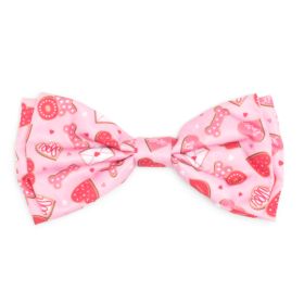 Love & Kisses Bow Tie (Pink: Pink, size: large)