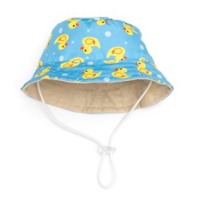 Rubber Duck Bucket Hat (Pink: Blue, size: small)