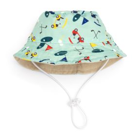 Golf Bucket Hat (Pink: Green, size: X Large)