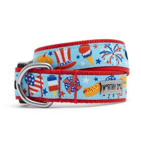 Independence Day Collar (size: SmallBlue)