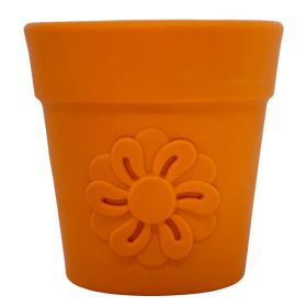 Flower Pot (Option: Orange)